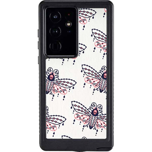 Blush Moth by Cat Coq Galaxy S24 Ultra Waterproof Case