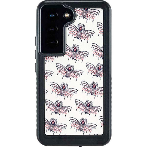 Blush Moth by Cat Coq Galaxy S24 Waterproof Case