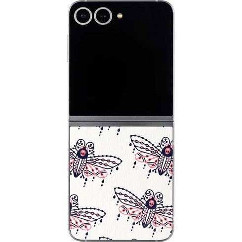 Blush Moth by Cat Coq Galaxy Z Flip6 Skin