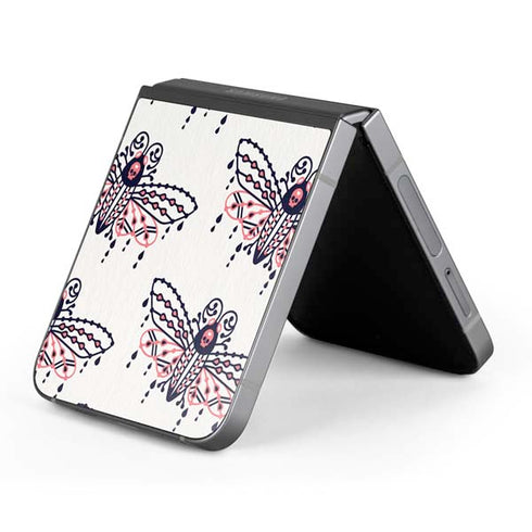 Blush Moth by Cat Coq Galaxy Z Flip6 Skin