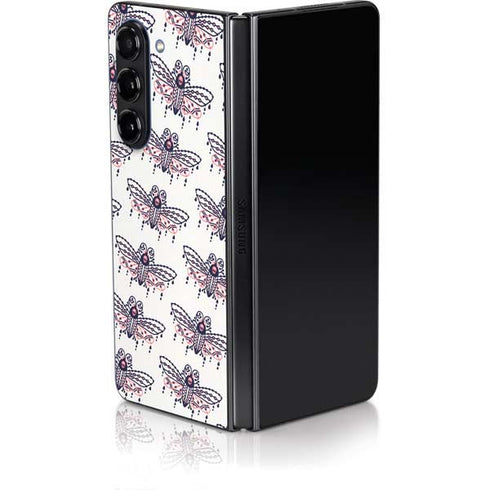 Blush Moth by Cat Coq Galaxy Z Fold5 5G Skin