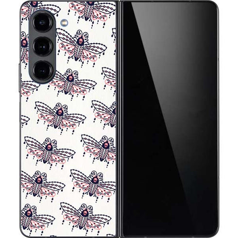 Blush Moth by Cat Coq Galaxy Z Fold5 5G Skin