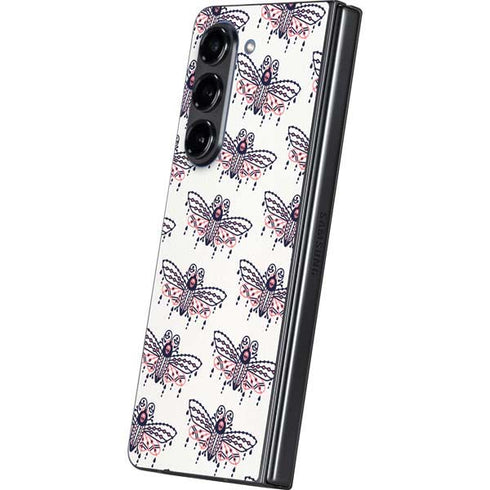 Blush Moth by Cat Coq Galaxy Z Fold5 5G Skin
