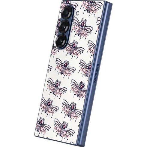 Blush Moth by Cat Coq Galaxy Z Fold6 Skin