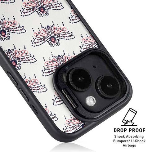 Blush Moth by Cat Coq iPhone 13 Kickstand Case