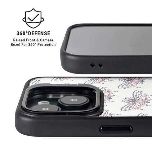 Blush Moth by Cat Coq iPhone 14 Kickstand Case