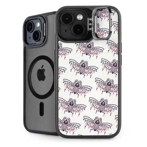 Blush Moth by Cat Coq iPhone 14 Plus Kickstand Case