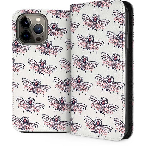 Blush Moth by Cat Coq iPhone 14 Pro Max Folio Case