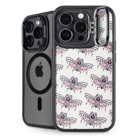Blush Moth by Cat Coq iPhone 14 Pro Max Kickstand Case