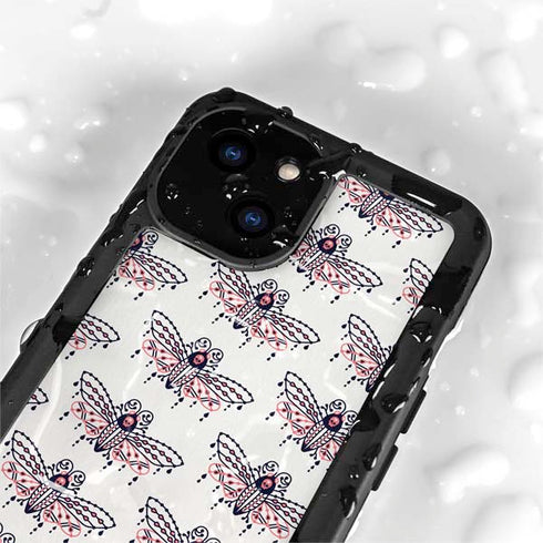 Blush Moth by Cat Coq iPhone 15 Plus Waterproof Case