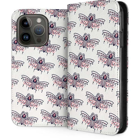 Blush Moth by Cat Coq iPhone 15 Pro Folio Case