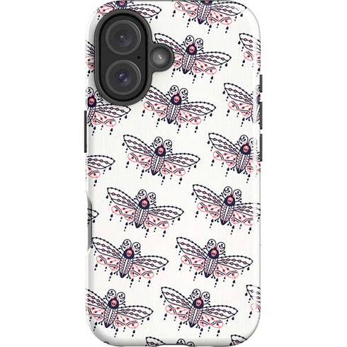 Blush Moth by Cat Coq iPhone 16 Impact Case