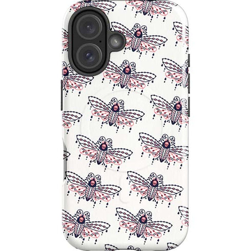 Blush Moth by Cat Coq iPhone 16 Magsafe Impact Case