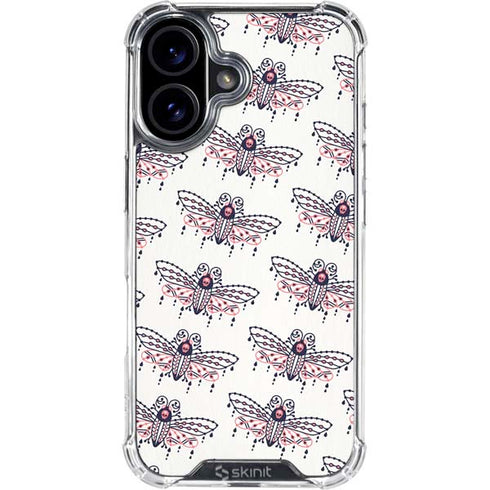 Blush Moth by Cat Coq iPhone 16 Plus Clear Case
