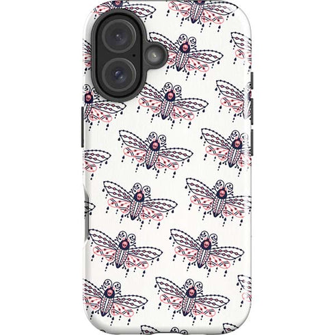 Blush Moth by Cat Coq iPhone 16 Plus Impact Case