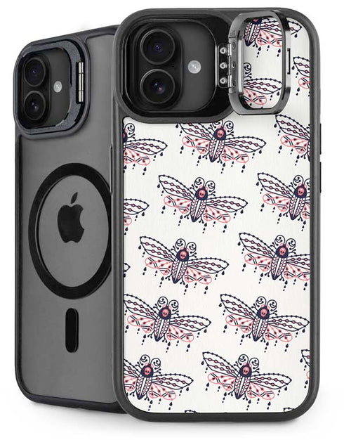 Blush Moth by Cat Coq iPhone 16 Plus Kickstand Case