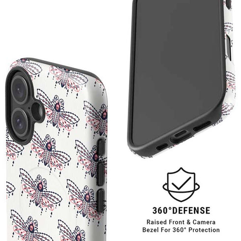 Blush Moth by Cat Coq iPhone 16 Plus Magsafe Impact Case