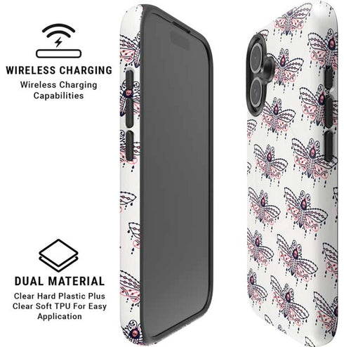 Blush Moth by Cat Coq iPhone 16 Plus Magsafe Impact Case