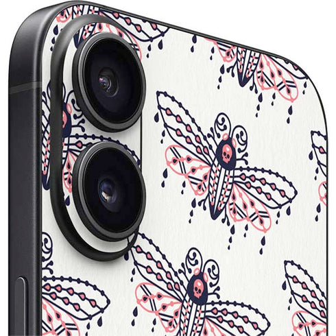 Blush Moth by Cat Coq iPhone 16 Plus Skin