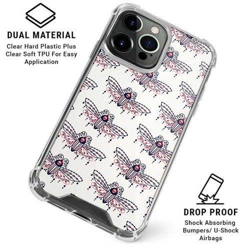 Blush Moth by Cat Coq iPhone 16 Pro Max Clear Case