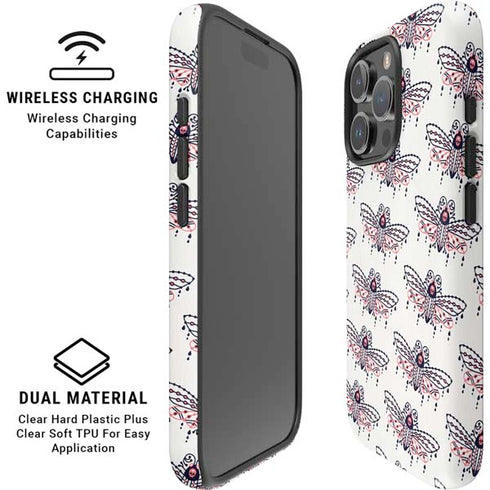 Blush Moth by Cat Coq iPhone 16 Pro Max Magsafe Impact Case