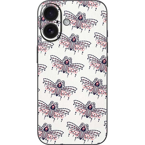 Blush Moth by Cat Coq iPhone 16 Skin