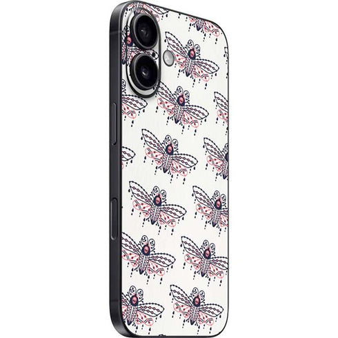 Blush Moth by Cat Coq iPhone 16 Skin