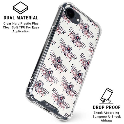 Blush Moth by Cat Coq iPhone 16e Clear Case
