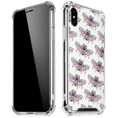 Blush Moth by Cat Coq iPhone X/XS Clear Case