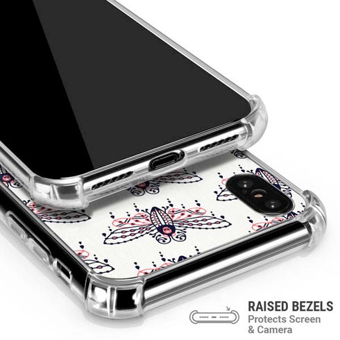 Blush Moth by Cat Coq iPhone X/XS Clear Case