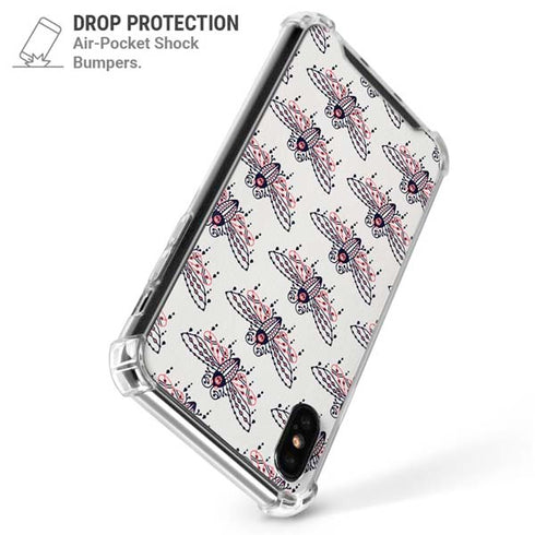 Blush Moth by Cat Coq iPhone X/XS Clear Case