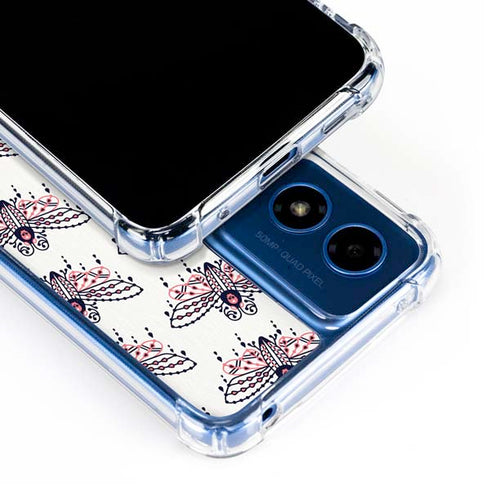 Blush Moth by Cat Coq Moto G 5G (2024) Clear Case