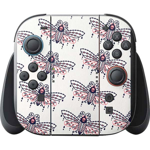 Blush Moth by Cat Coq Nintendo Switch 2 (2025) with Joy-Con Skin