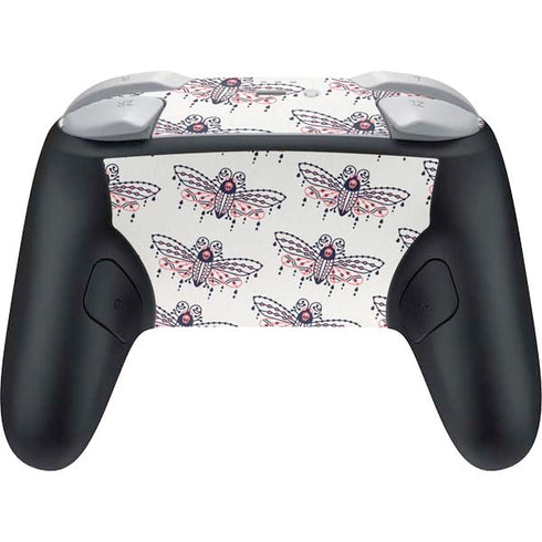 Blush Moth by Cat Coq Nintendo Switch 2 (2025) Pro Controller Skin