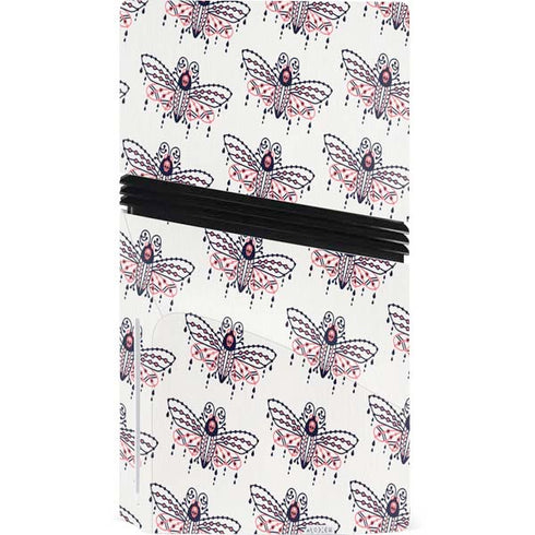Blush Moth by Cat Coq PS5 Pro Disk Console Skin