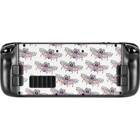 Cat Coq Blush Moth Steam Deck Handheld Gaming Computer Skin