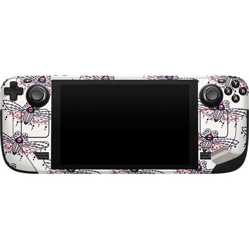 Cat Coq Blush Moth Steam Deck Handheld Gaming Computer Skin