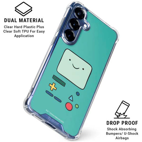 Adult Swim Adventure Time BMO Galaxy S25 Plus Clear Case