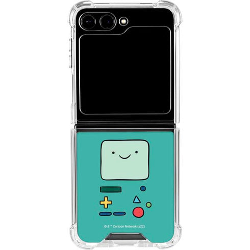 Adult Swim Adventure Time BMO Galaxy Z Flip6 Clear Case