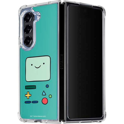 Adult Swim Adventure Time BMO Galaxy Z Fold5 5G Clear Case