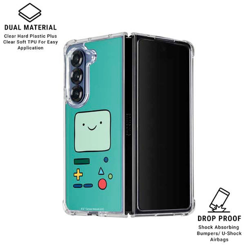 Adult Swim Adventure Time BMO Galaxy Z Fold7 Clear Case