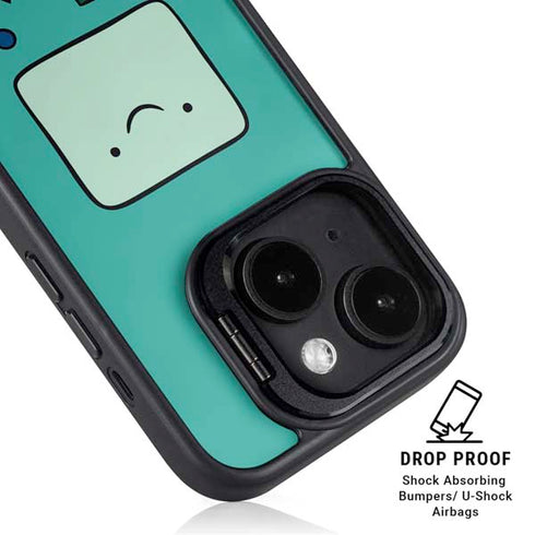 Adult Swim Adventure Time BMO iPhone 15 Plus Kickstand Case