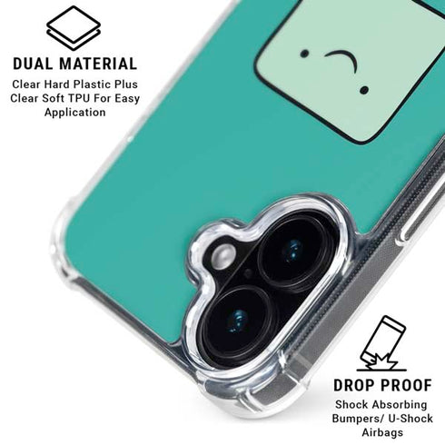 Adult Swim Adventure Time BMO iPhone 16 Clear Case