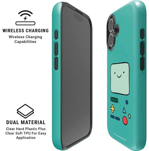 Adult Swim Adventure Time BMO iPhone 16 Plus Magsafe Impact Case