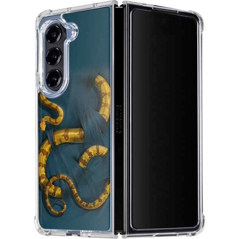 Boa Constrictor by Vincent Hie Galaxy Z Fold5 5G Clear Case