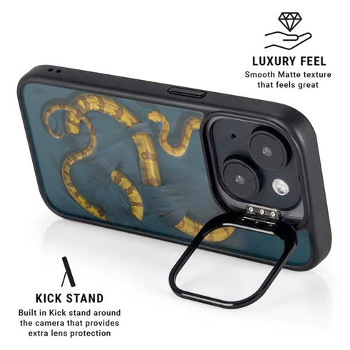 Boa Constrictor by Vincent Hie iPhone 15 Kickstand Case