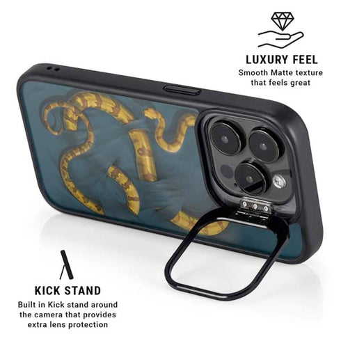 Boa Constrictor by Vincent Hie iPhone 15 Pro Max Kickstand Case