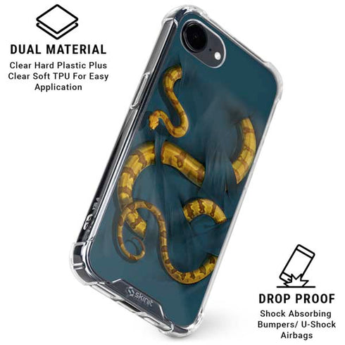 Boa Constrictor by Vincent Hie iPhone 16e Clear Case