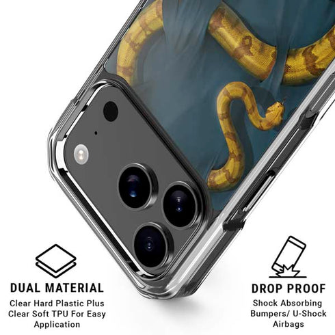 Boa Constrictor by Vincent Hie iPhone 18 Pro Clear Case