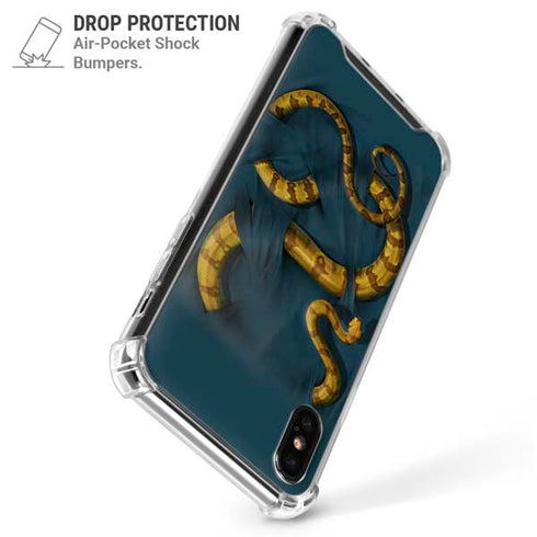 Boa Constrictor by Vincent Hie iPhone X/XS Clear Case